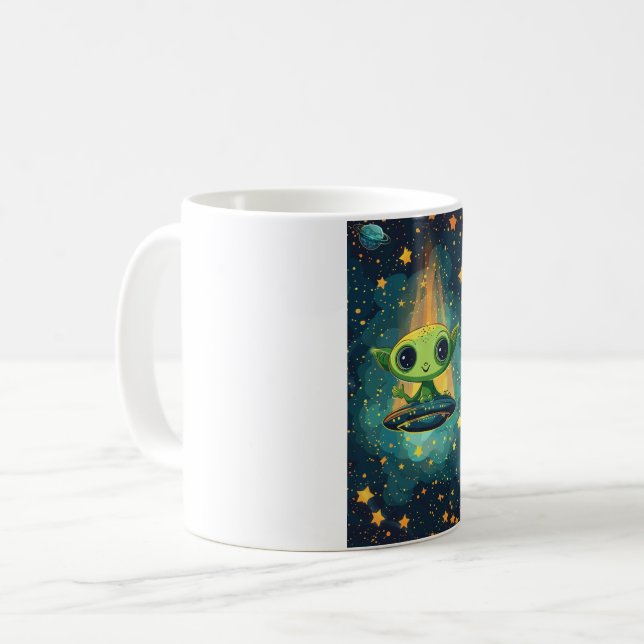 alien stars coffee mug (Front Left)