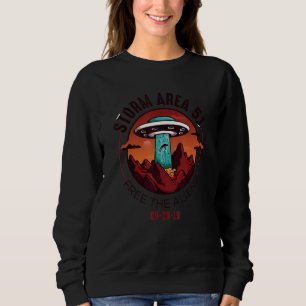 Alien Storm Area 51 - Alien Shirt Gift For Alien L