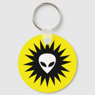 Alien Sun Key Ring