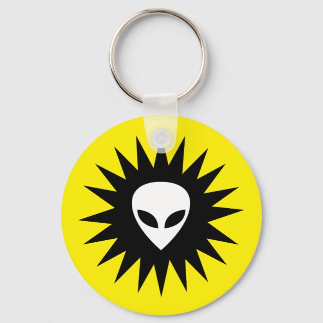Alien Sun Key Ring (Front)