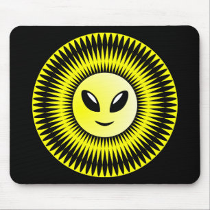 Alien Sun Mouse Mat
