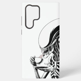 Alien Tea Time  Samsung Galaxy Case