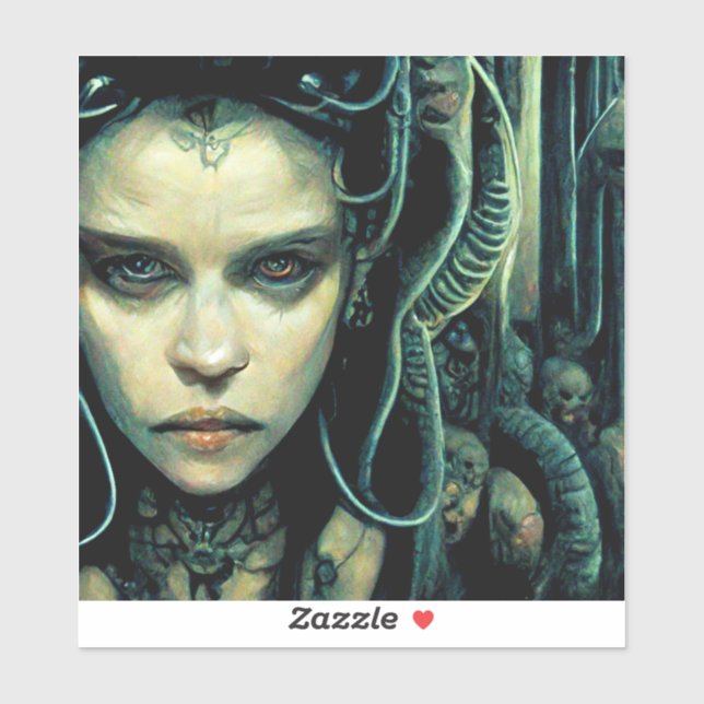 Alien Tech Girl Science Fiction (Sheet)