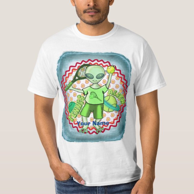 Alien Tennis T-Shirt (Front)