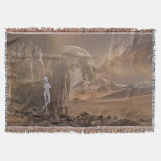 Alien Throw Blanket