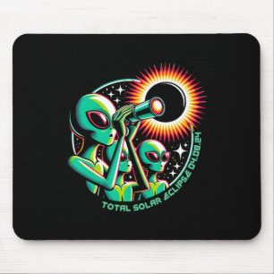 Alien Total Solar Eclipse 4.08.2024 Apparel Mouse Mat