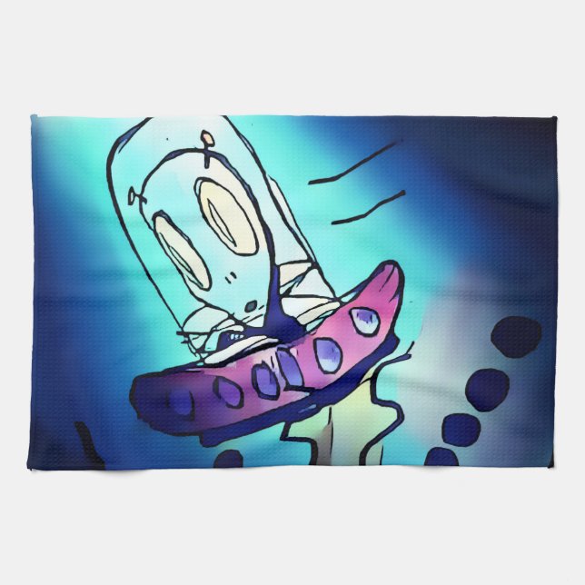 Alien Towel (Horizontal)