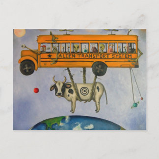 Alien Transport System Postcard