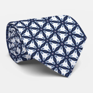 Alien Triangle Blue Neck Tie