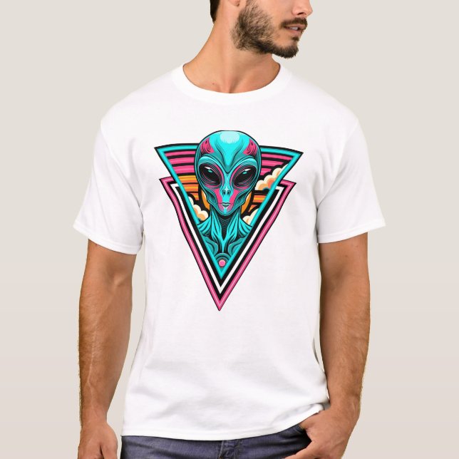 alien triangle T-Shirt (Front)