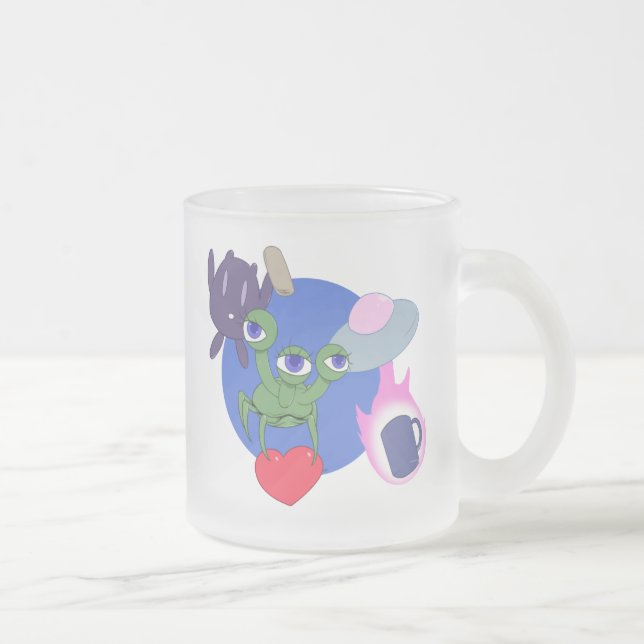 Alien Trio Good Morning Mug (Right)