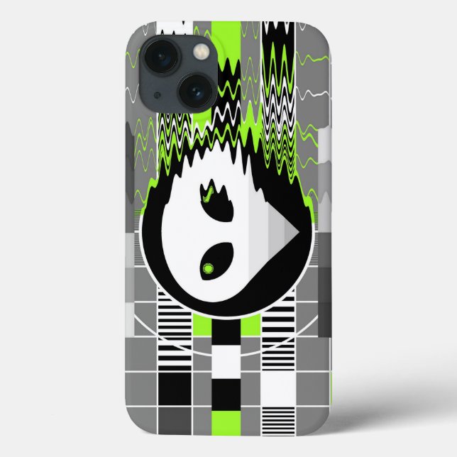 Alien TV iPhone case (Back)