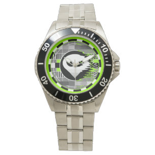 Alien TV Round classic stainless steel watch