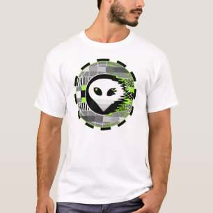 Alien TV Round t-shirt men's basic white