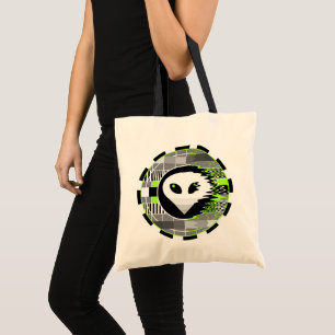 Alien TV Round tote bag