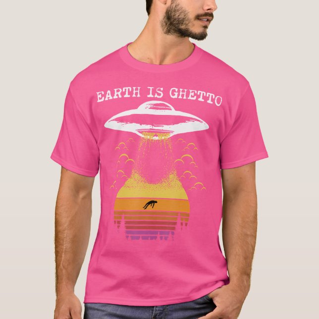 Alien Ufo Abduction T-Shirt (Front)