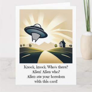 Alien UFO Big Card