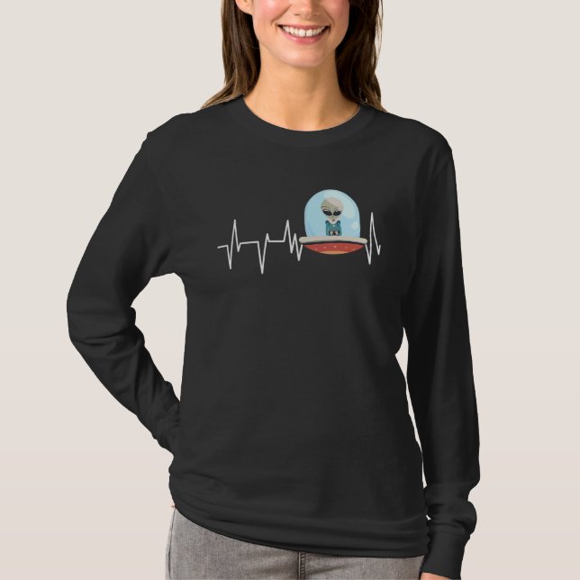 Alien Ufo Memes Fun   T-Shirt (Front)