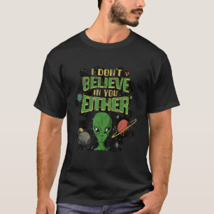 Alien Ufo Men Women Space Area 51 Boys Girls Green T-Shirt