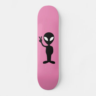 Alien UFO Skateboards Pink