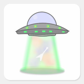Alien UFO stickers