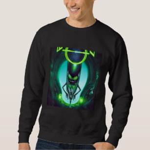 Alien UFO UAP 51 area grey out of this world creat Sweatshirt