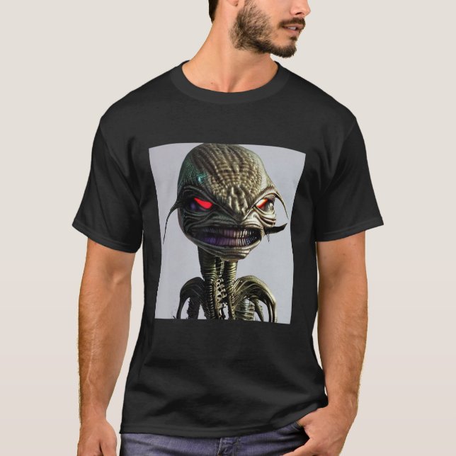 Alien UFO UAP 51 area grey out of this world creat T-Shirt (Front)