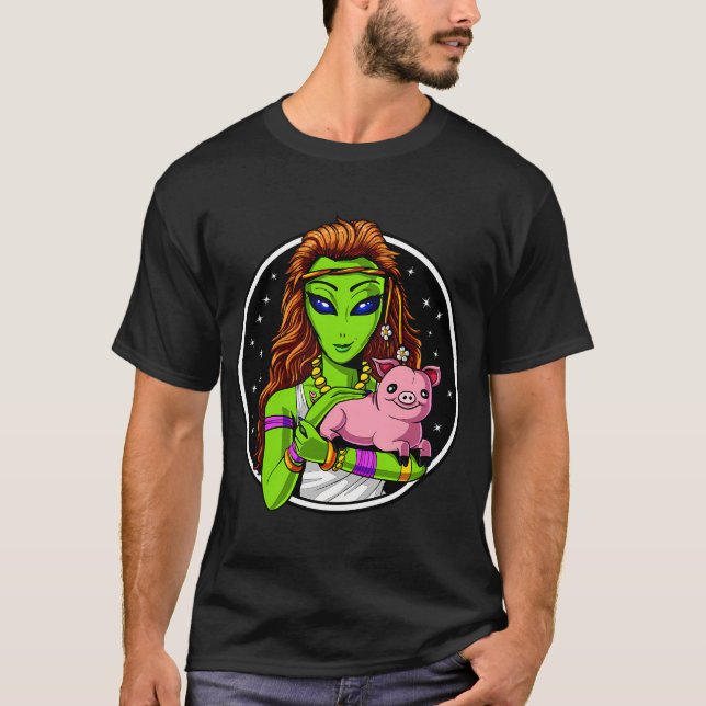 Alien Vegan T-Shirt (Front)