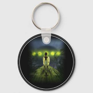 Alien Visitor Key Ring