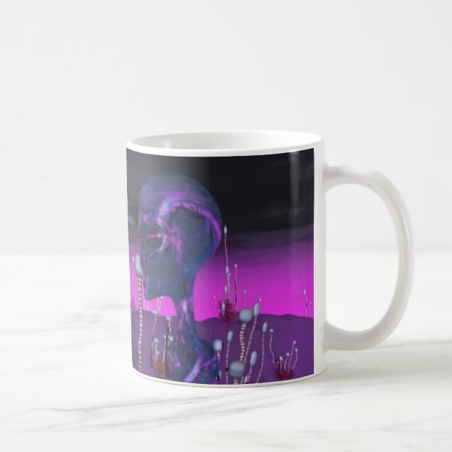 alien walk about coffee mug (Right)