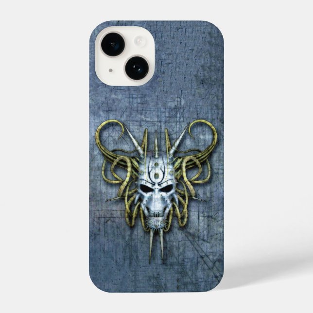 Alien War Mask iPhone Case (Back)