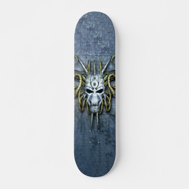 Alien War Mask Skateboard (Front)