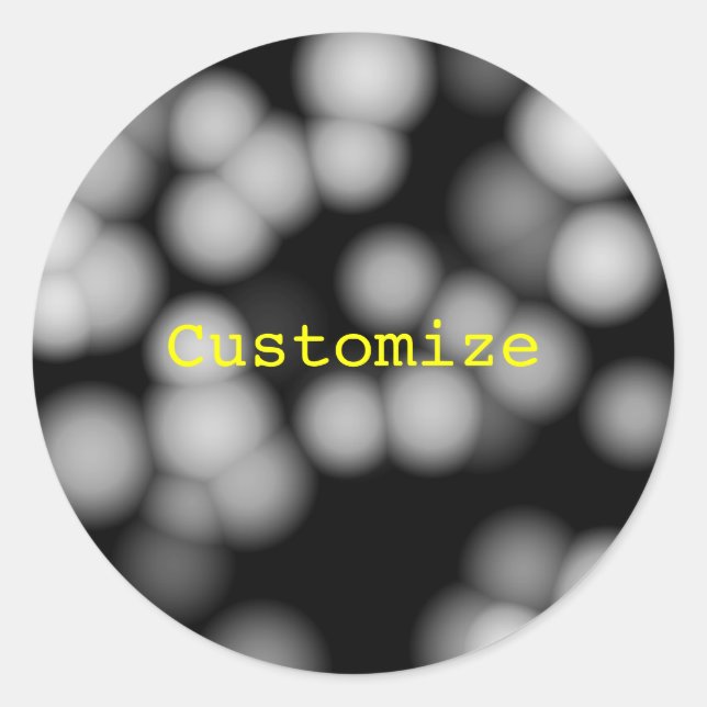 Alien Wedding Lanterns - Template Classic Round Sticker (Front)