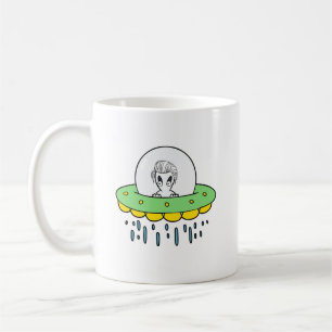 Alien with a Pompadour Coffee Mug