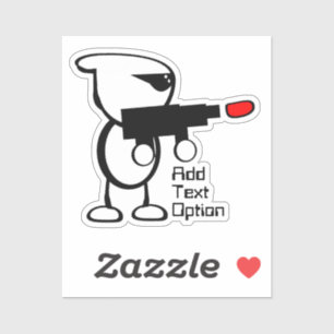 Alien with Laser Blaster