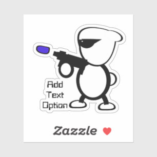 Alien with Laser Blaster