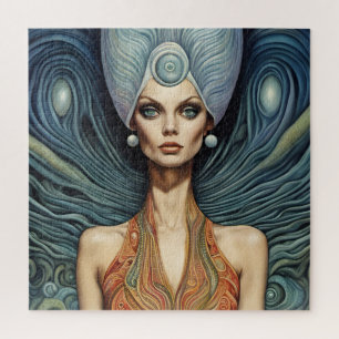 Alien Woman Jigsaw Puzzle