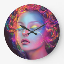 Alien Woman with Cosmic Hair
