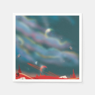 Alien world napkin