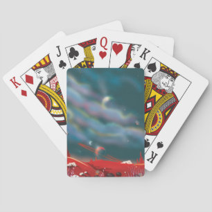 Alien world playing cards