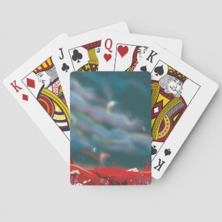 Alien world playing cards