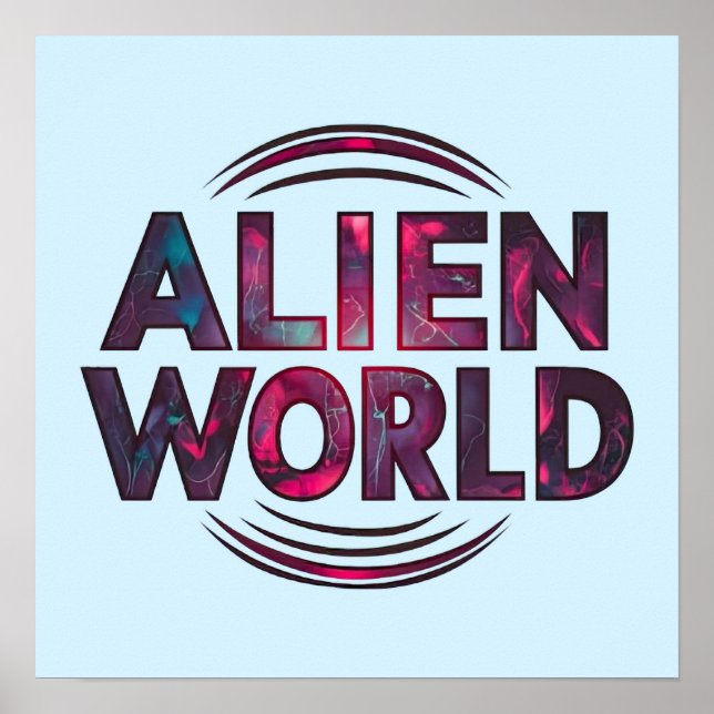 Alien World Poster (Front)