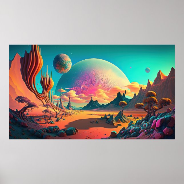 Alien world poster (Front)