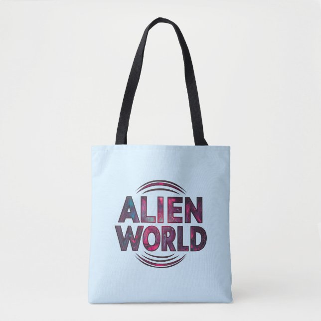 Alien World Tote Bag (Front)
