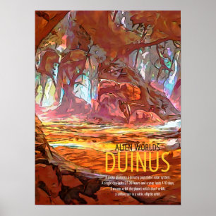 Alien Worlds - Duinus Poster