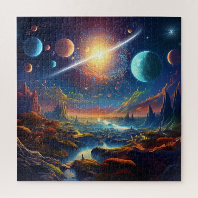 Alien Worlds Jigsaw Puzzle (Vertical)