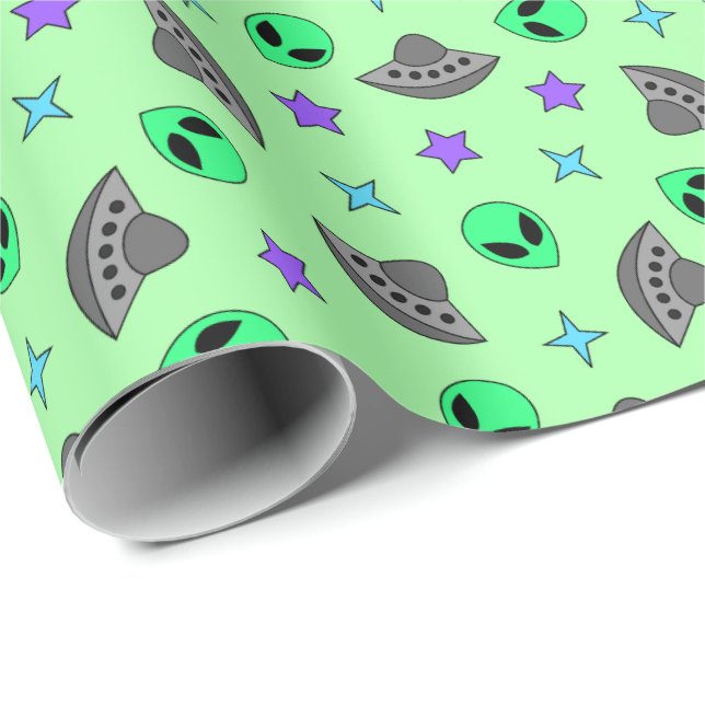 Alien Wrapping Paper (Roll Corner)