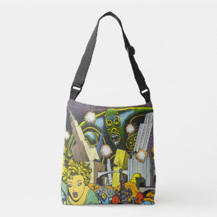 “Alien Wreaking Havoc” Cross-Body Bag