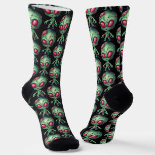 Alien Zombie Socks