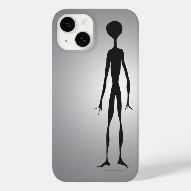Alienated Black Grey White Ombre Space Fantasy Art Case-Mate iPhone Case (Back)